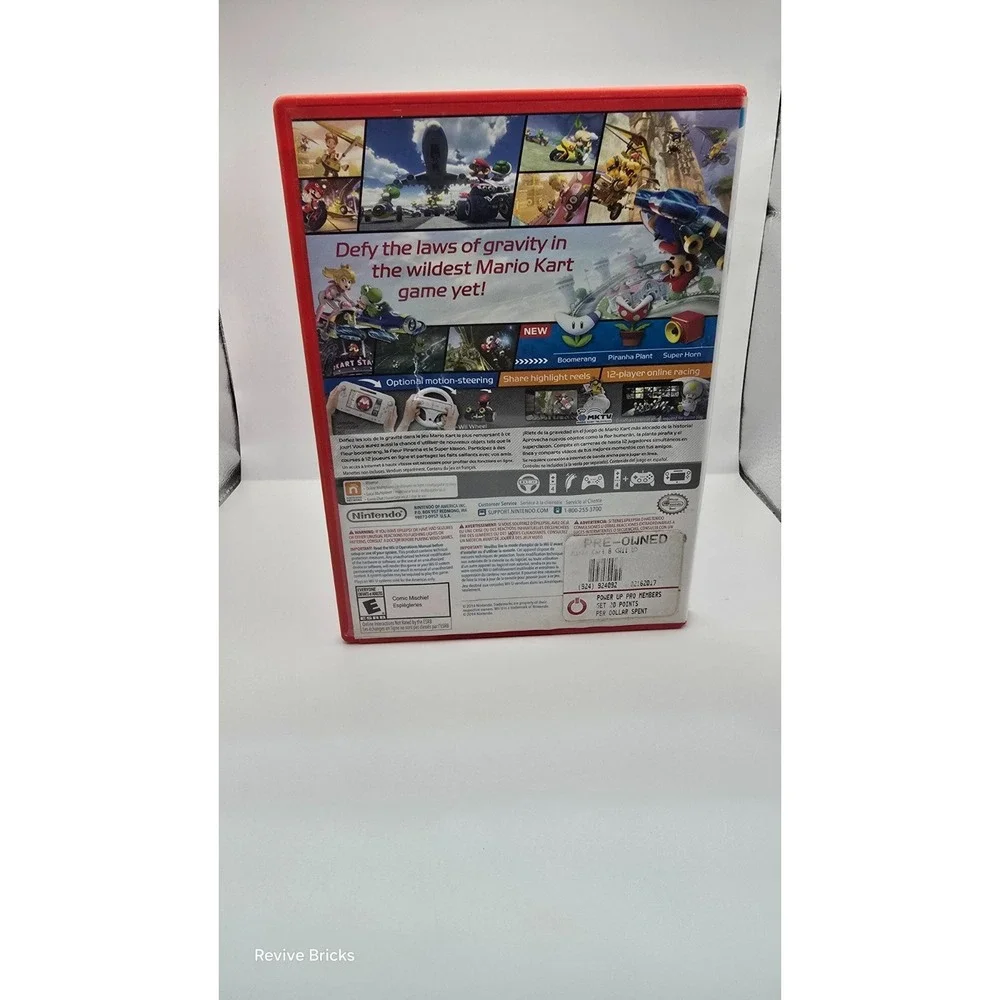 Mario Kart 8 (Nintendo‎ Wii U, 2014) CIB Complete Tested Working Great Condition
